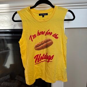 Kittenish Hotdog Graphic Tank